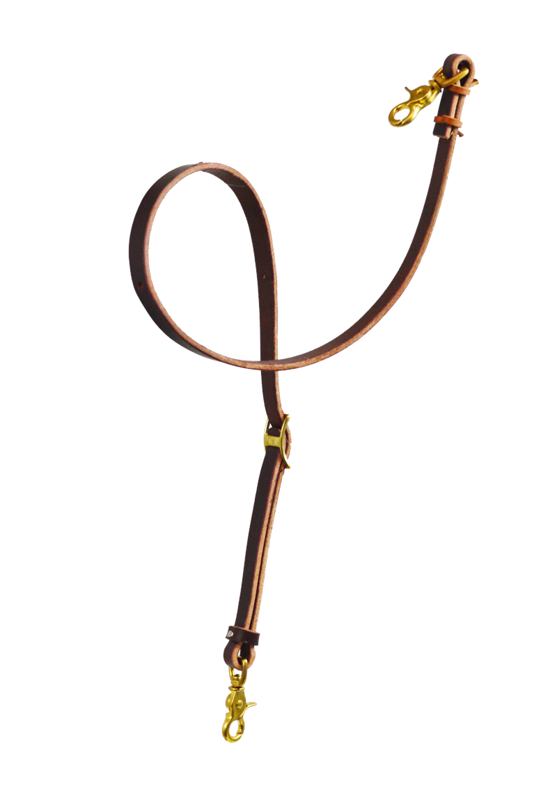 Leather Tie Down Strap with Snaps
