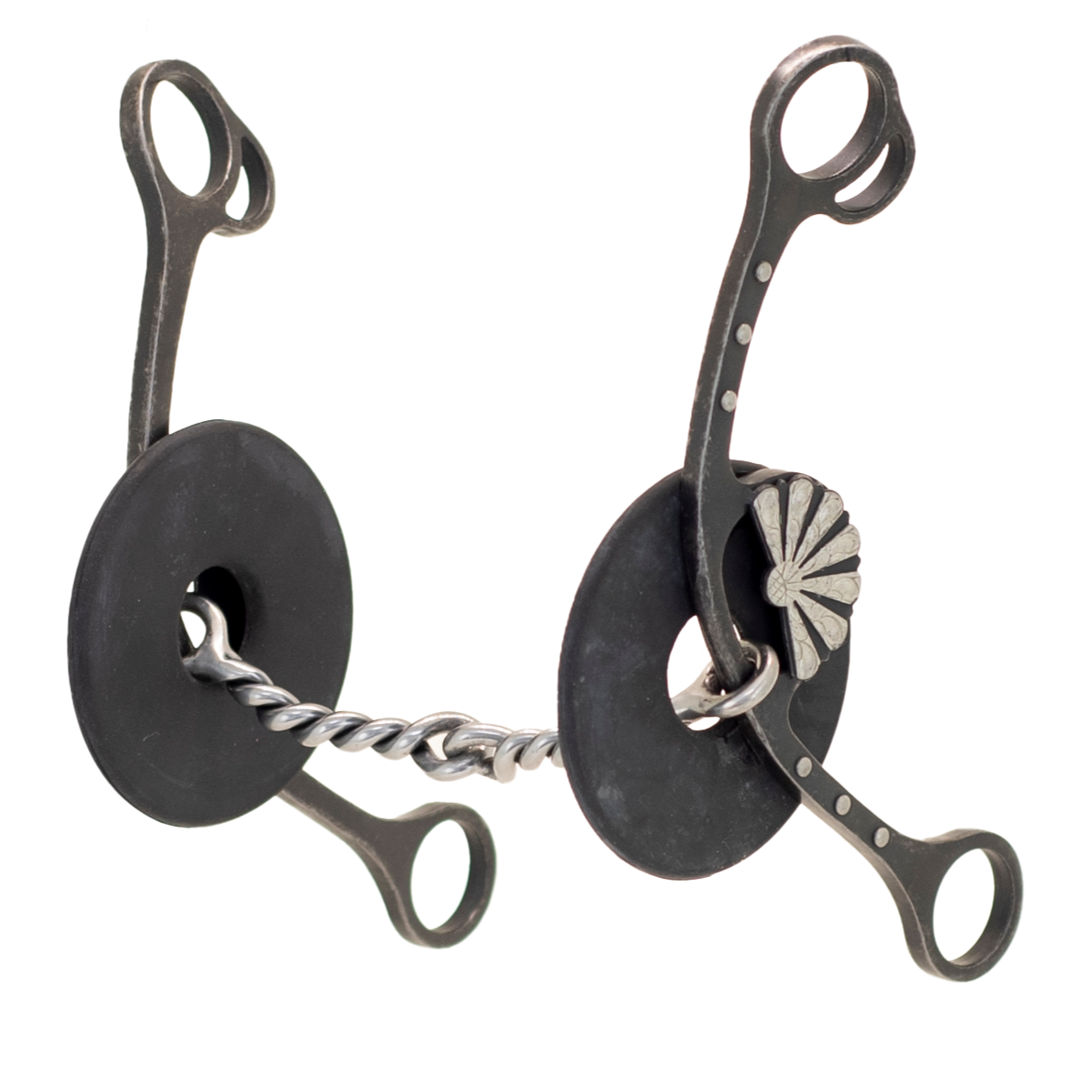 Cowboy Tack Nellie Miller Fan Concho Twisted Gag Bit