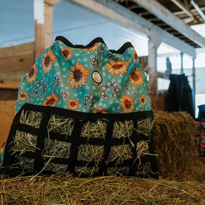 Schulz Equine Hay Bag - Sunflower Squash Blossom