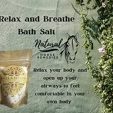 Natural Horse Remedies Relax & Breathe Bath Salts