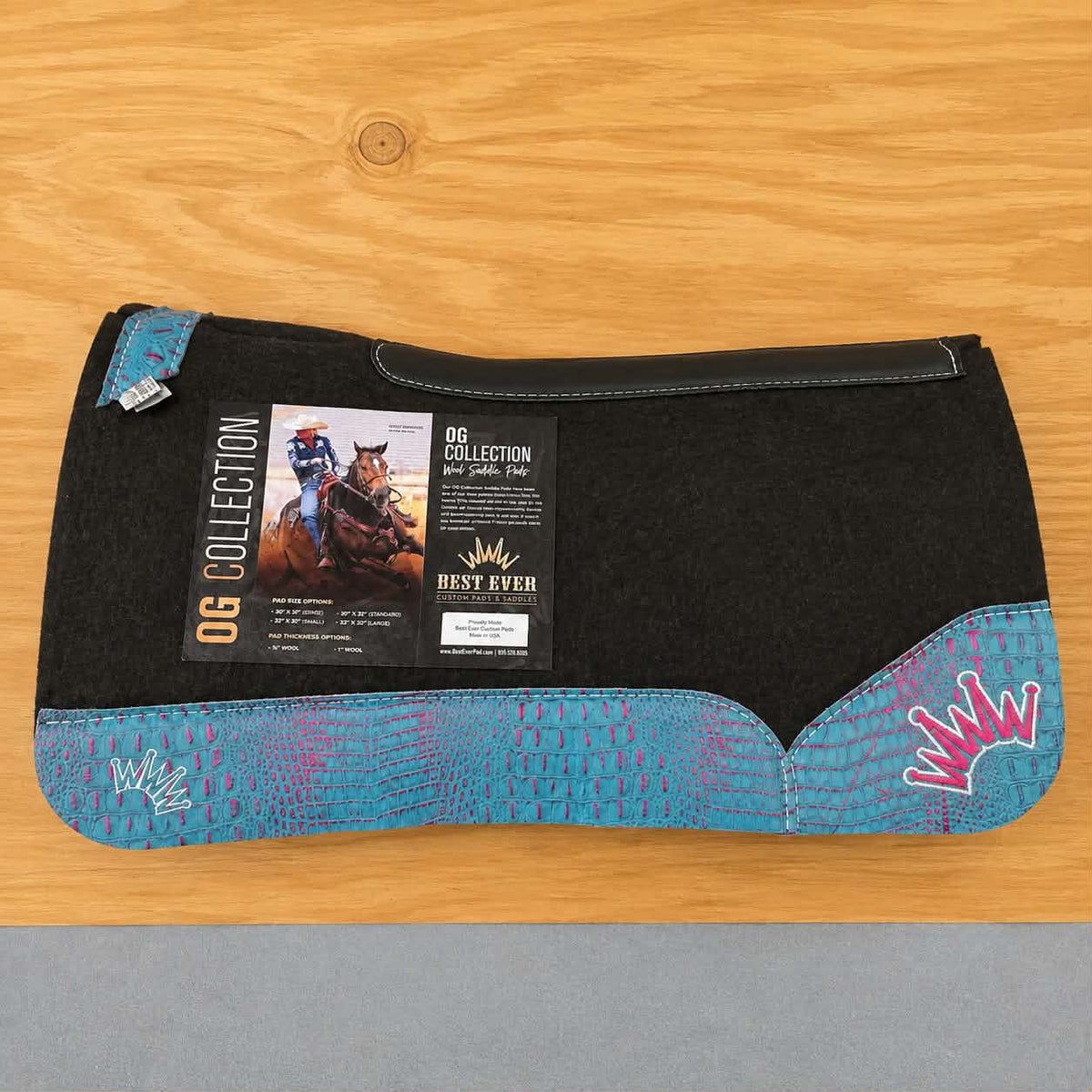 Best Ever OG Wool Bold Rio Crocodile All Around Pad