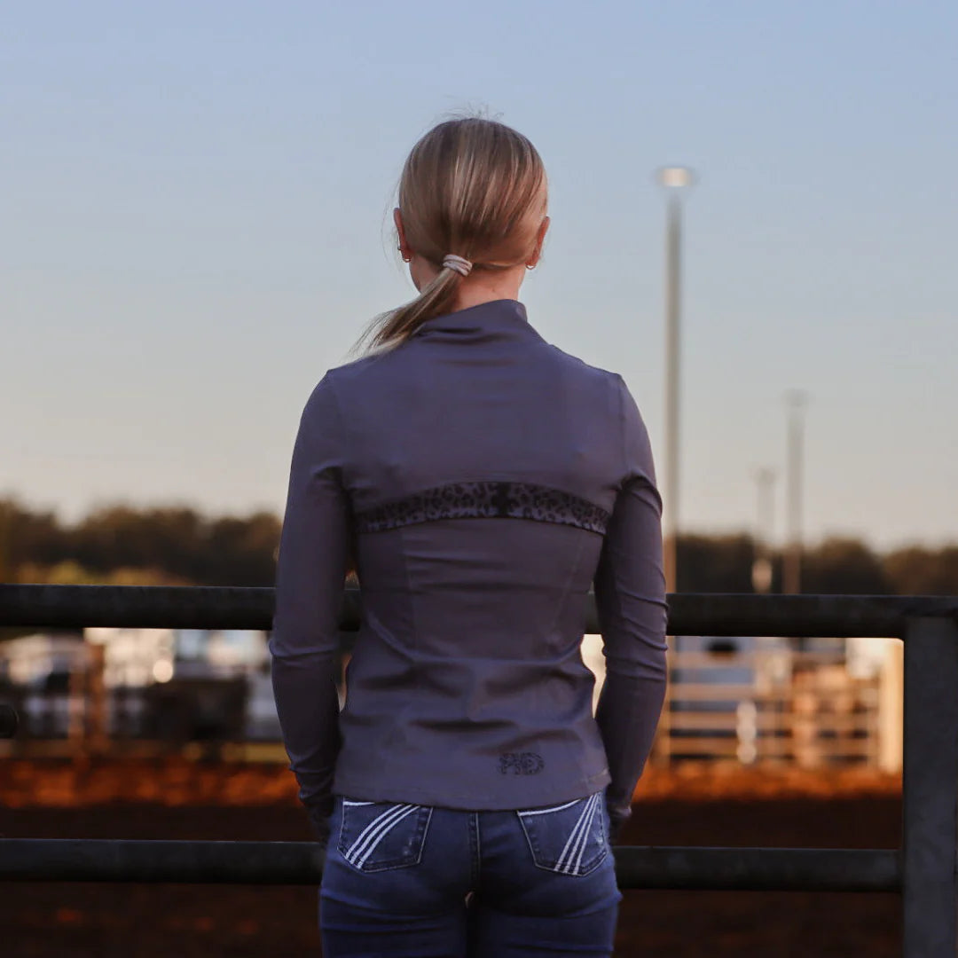 Rocket Donkey Grey Cheetah Jacket