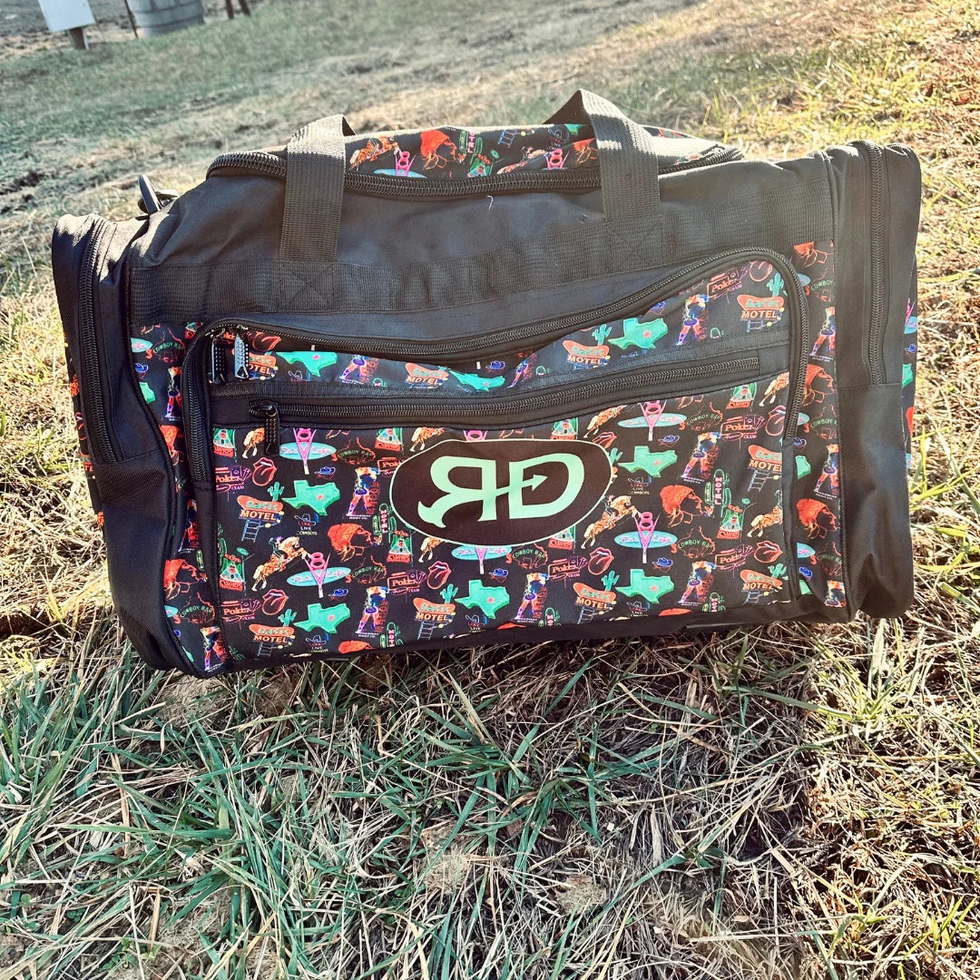 Rocket Donkey Neon Cowgirl Gear Bag