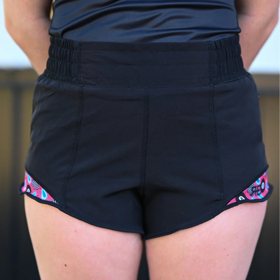 Rocket Donkey Pink 8 Ball Shorts