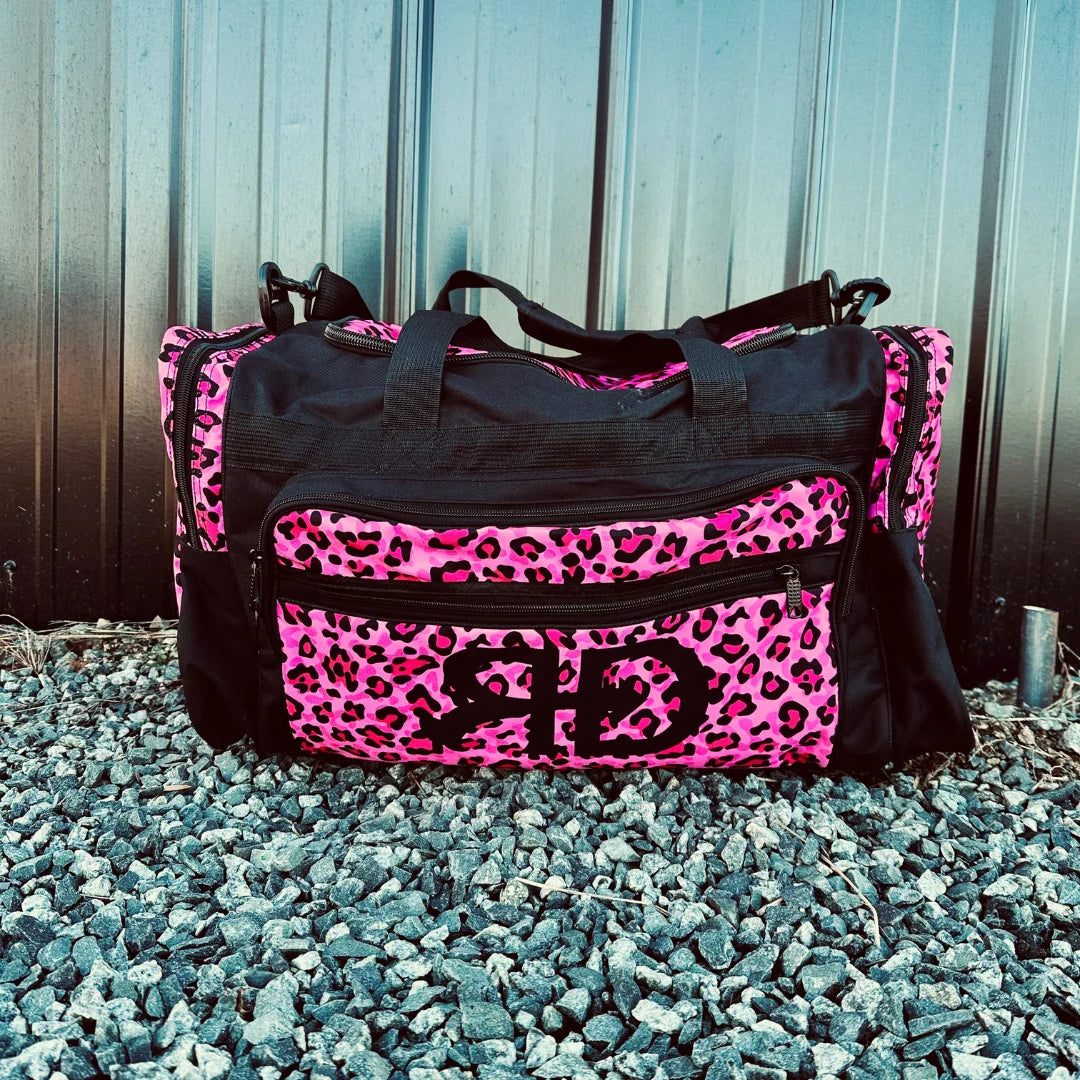 Rocket Donkey Pink Cheetah Gear Bag