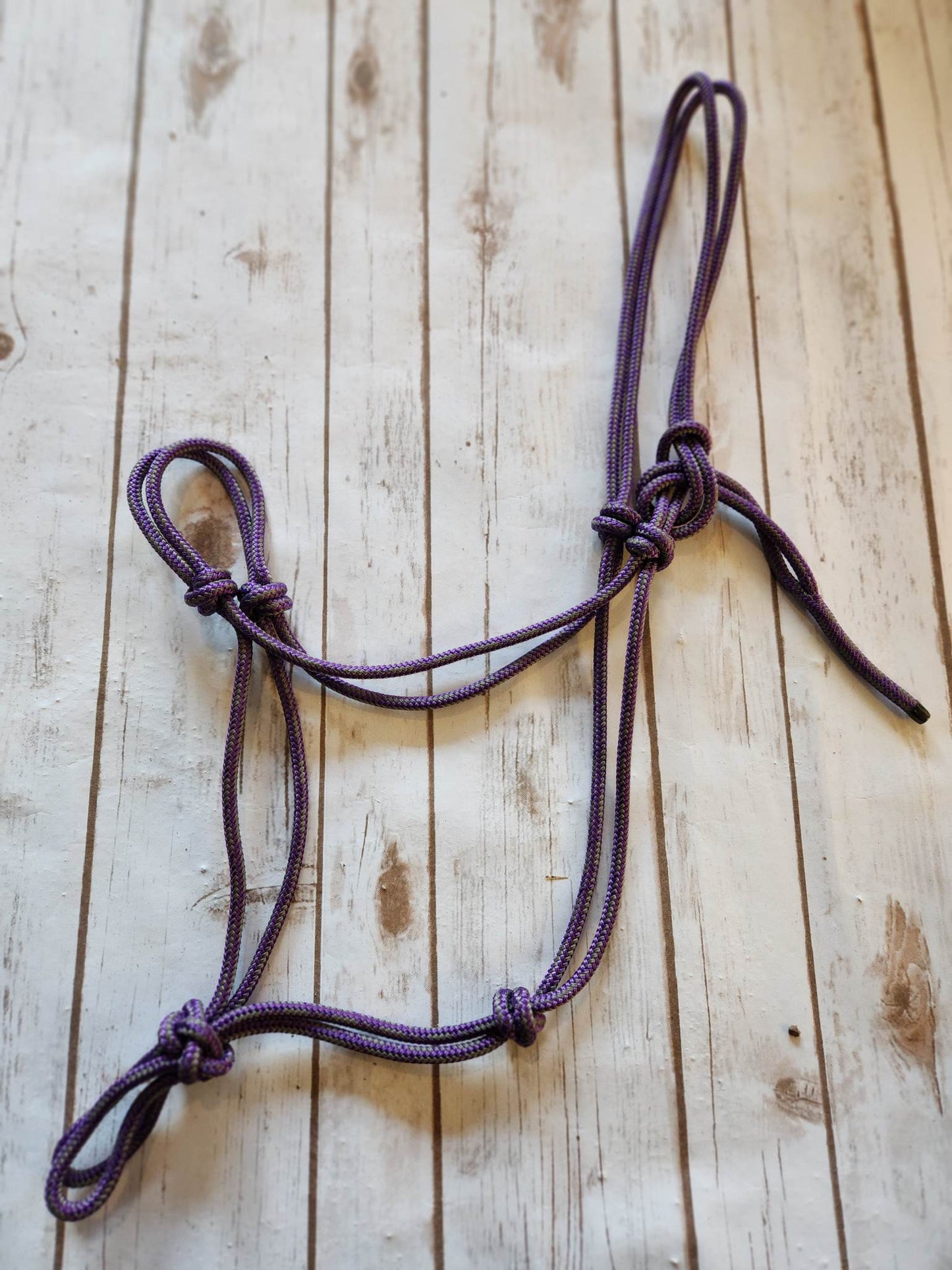 Soft 2-Knot Yearling Horse Rope Halter