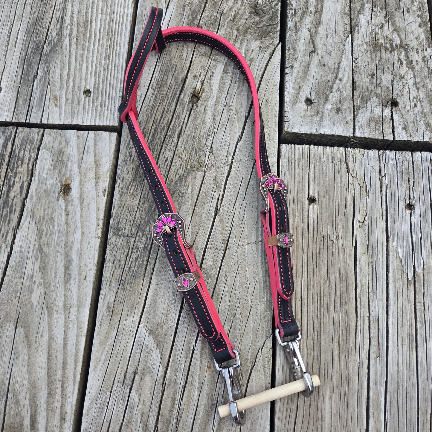 Colored Edge One Ear Headstalls