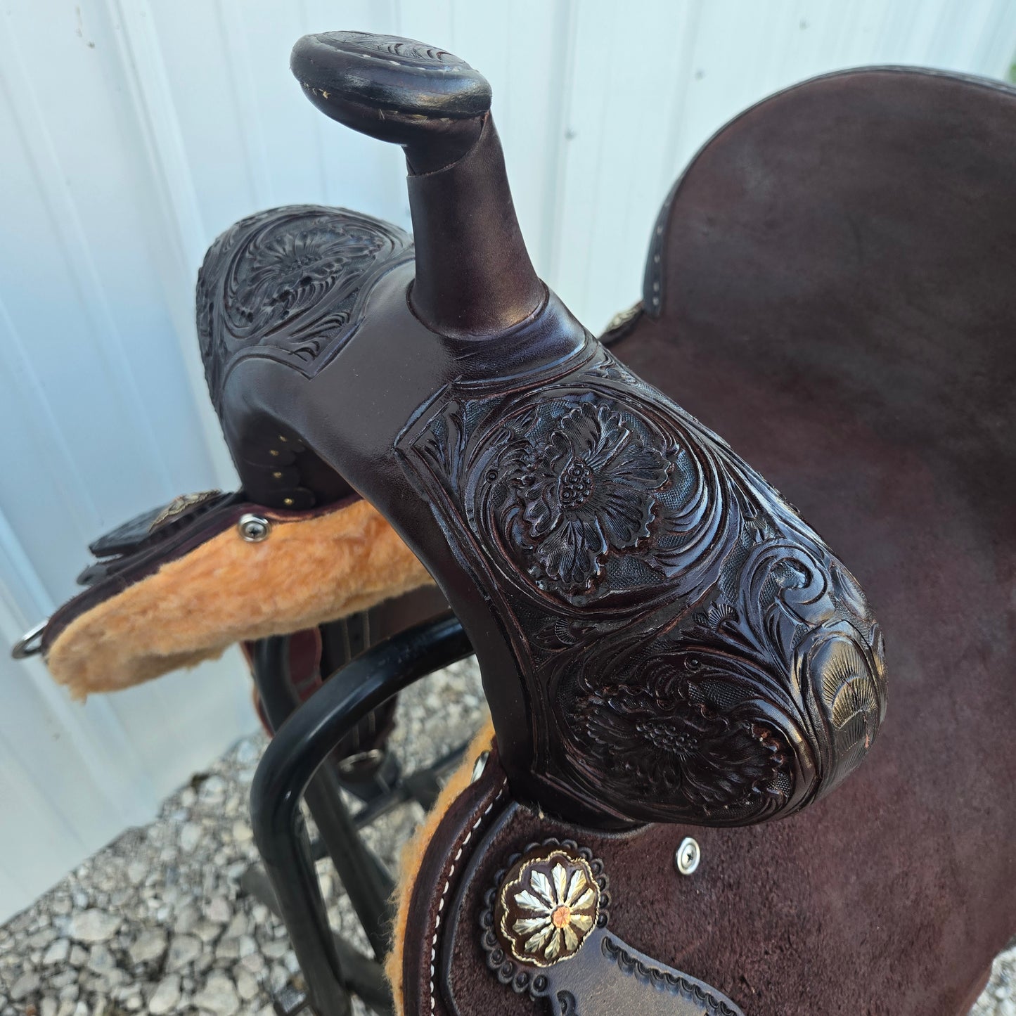 Scott Thomas 14" Chocolate Barrel Saddle
