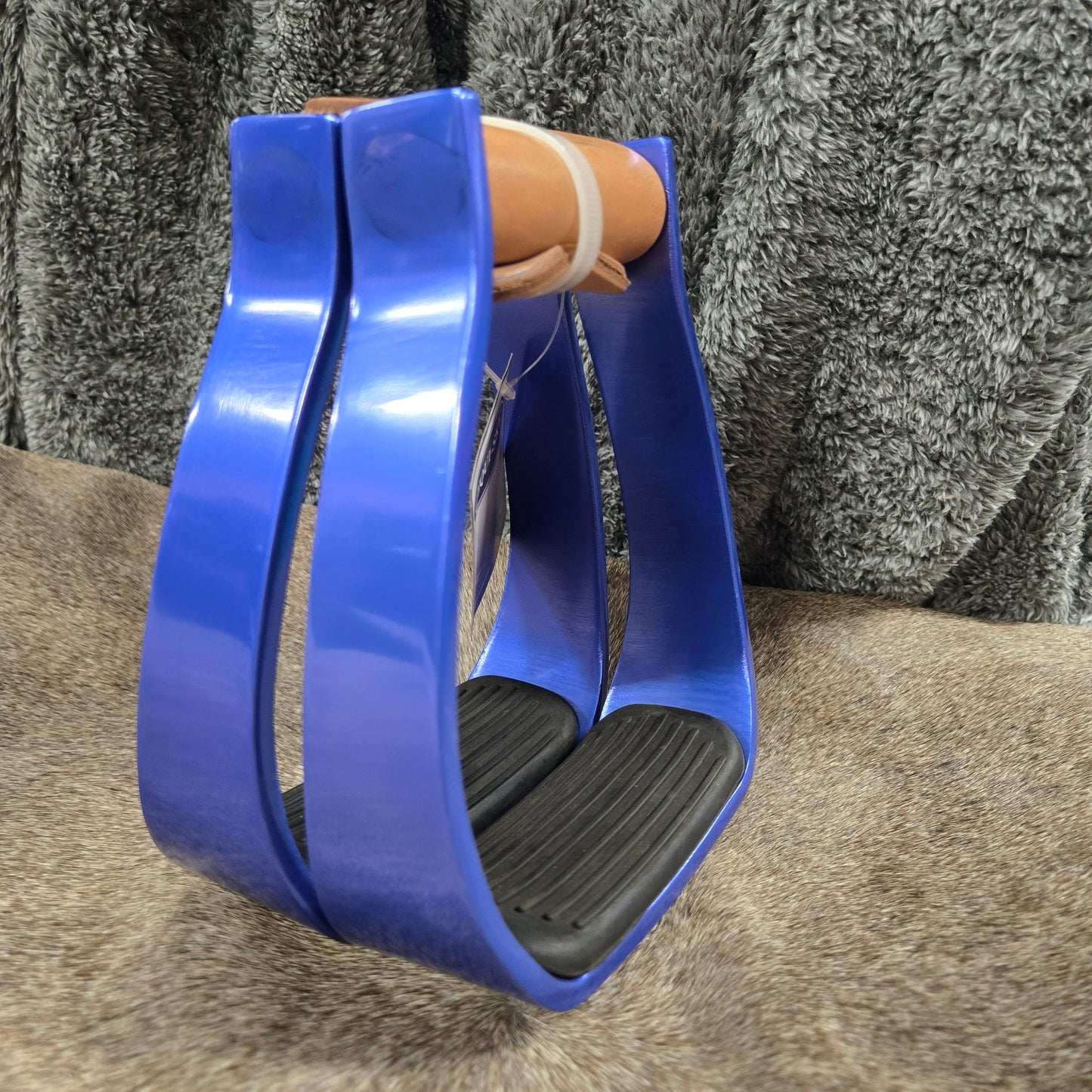 Equi-Sky 2" Blue Aluminum Bell Stirrup
