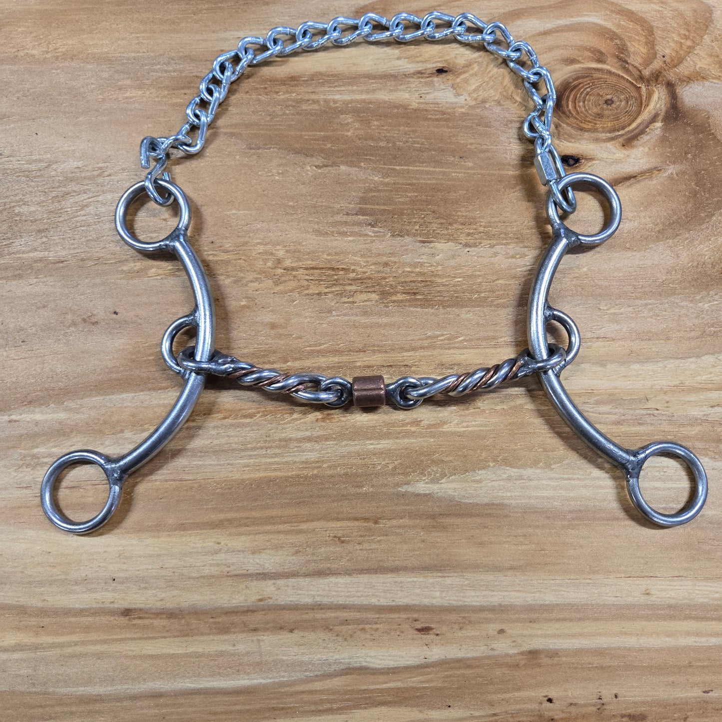 William Crutcher 6" Limited Gag Lifter with Copper Twisted Roller Mouthpiece