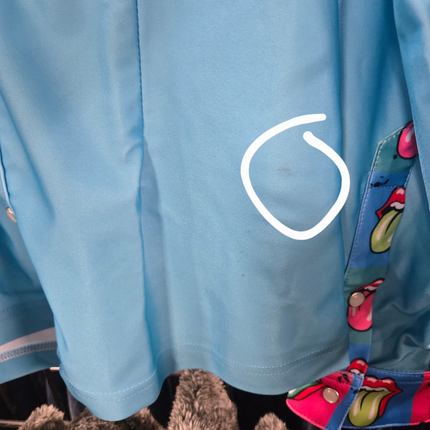 Rocket Donkey Teal Rock and Roll Rodeo Shirt