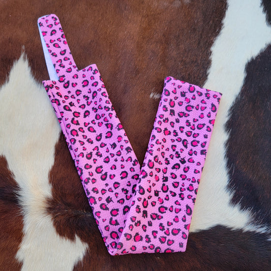 Graceful Creations Pink Cheetah Tail Bag