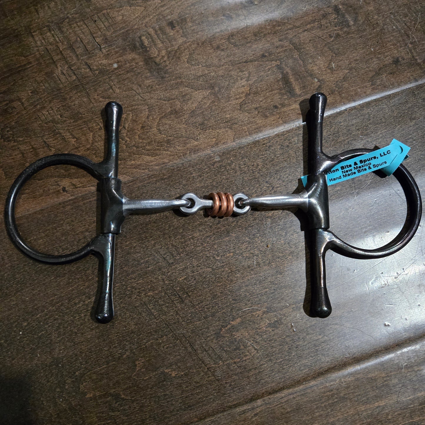 Dutton Full Cheek D-Ring 3 Piece Dogbone with Copper Players