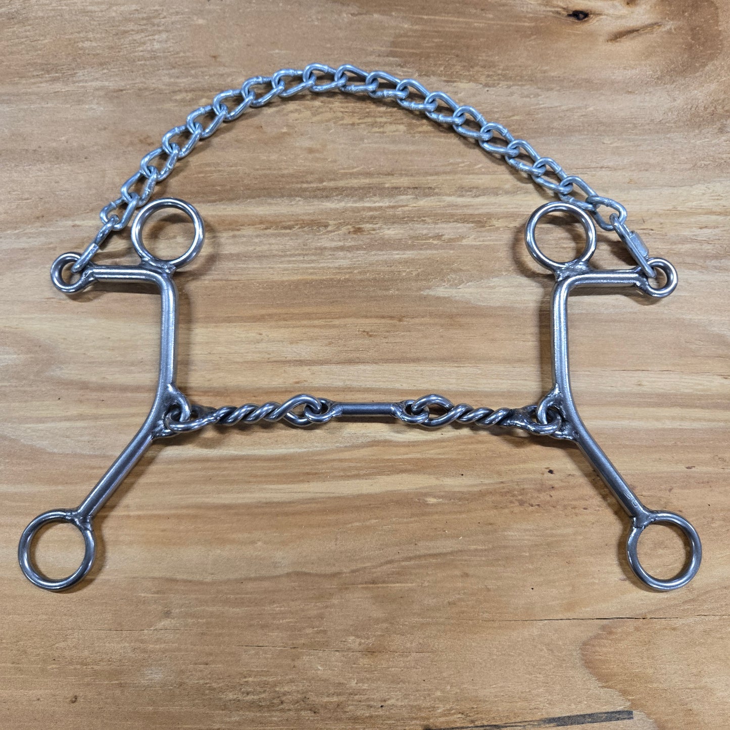 William Crutcher Locked Reverse Gag Set Back with Twisted Dogbone