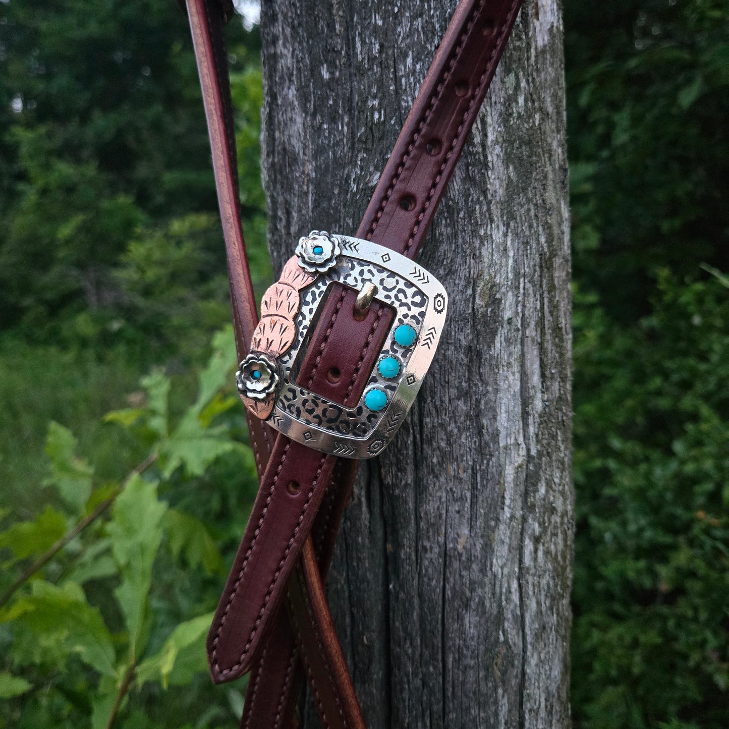 Rowdy Rose Buckle One Ear Headstalls