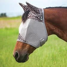 Cashel Crusader Fly Mask - Leopard Pattern With Ears