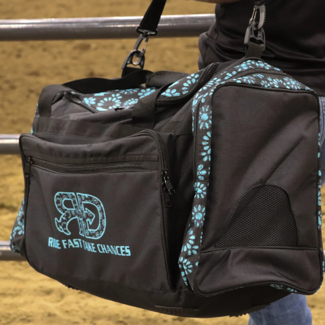 Rocket Donkey Black Turquoise Gear Bag
