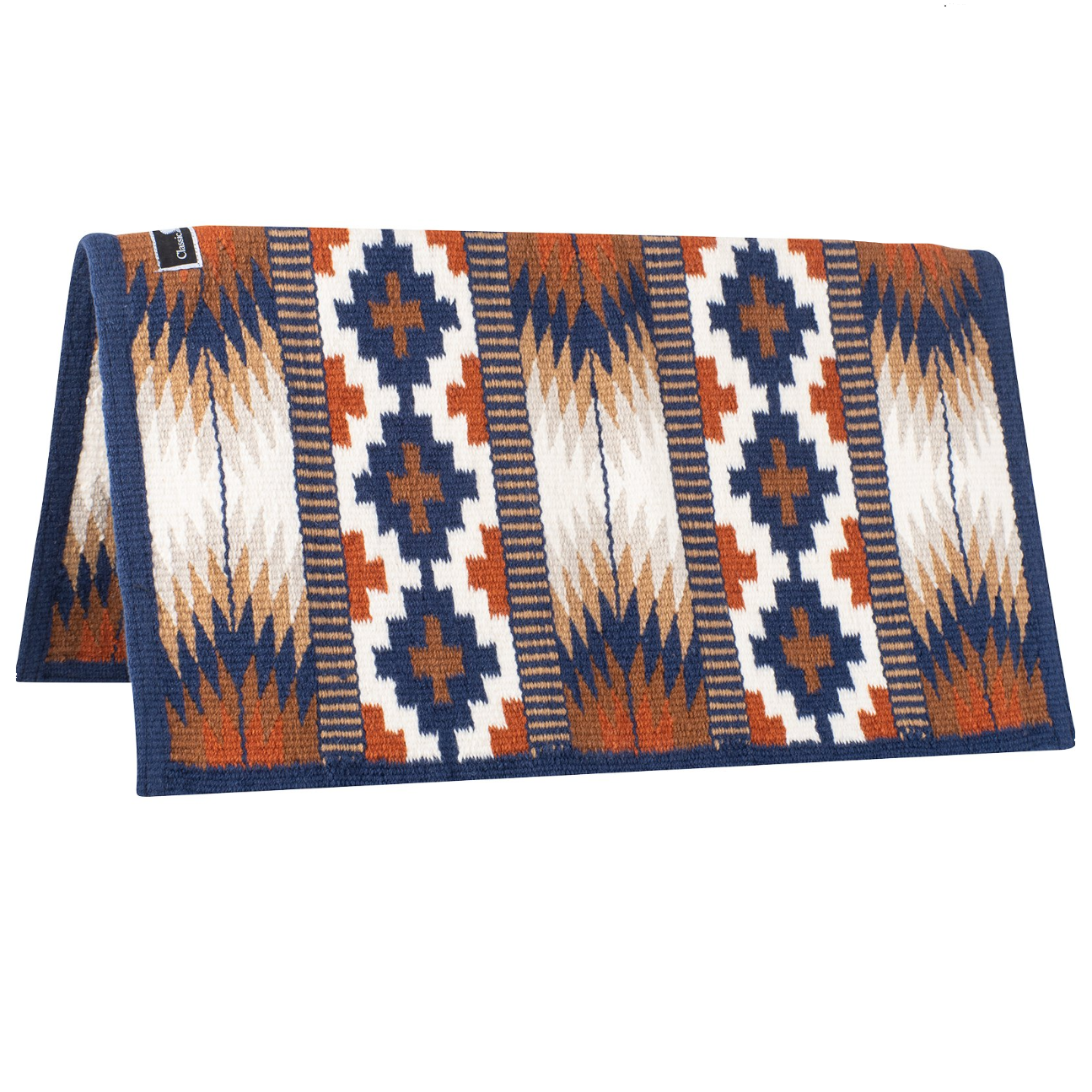 Classic Equine Show Blanket - Indigo/Chocolate