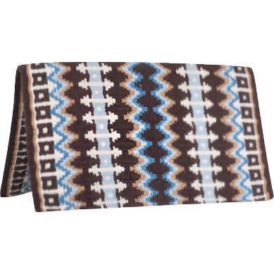 Classic Equine Coffee/Blue Show Blanket