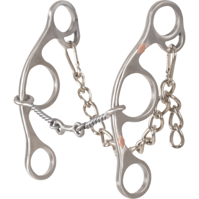 Classic Equine Sherry Cervi Diamond Short Shank Barrel Bit