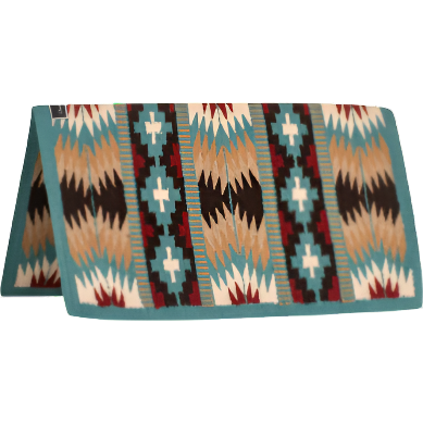 Classic Equine Show Blanket - Turquoise/Cream
