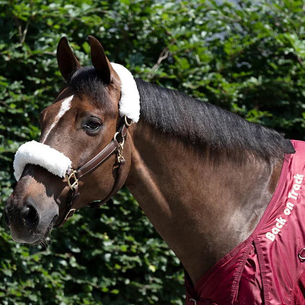 Back On Track Fleece White Halter Cover