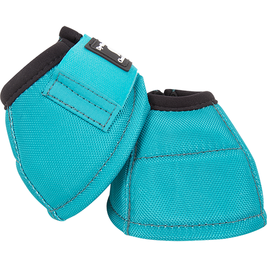Classic Equine Bell Boots - Aqua