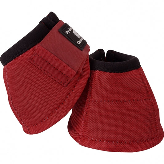 Classic Equine Bell Boots - Crimson