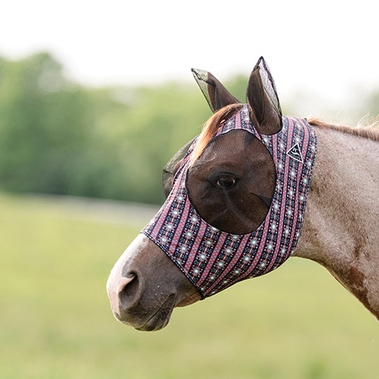 Professional's Choice Comfort Fit Lycra Fly Mask - Starburst