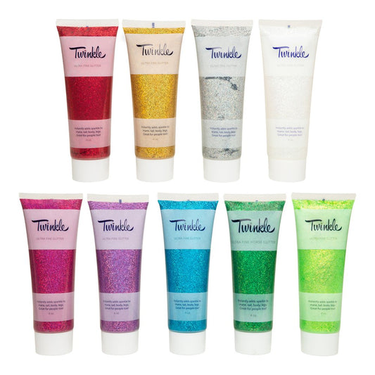 Twinkle Glitter Stencil Gel