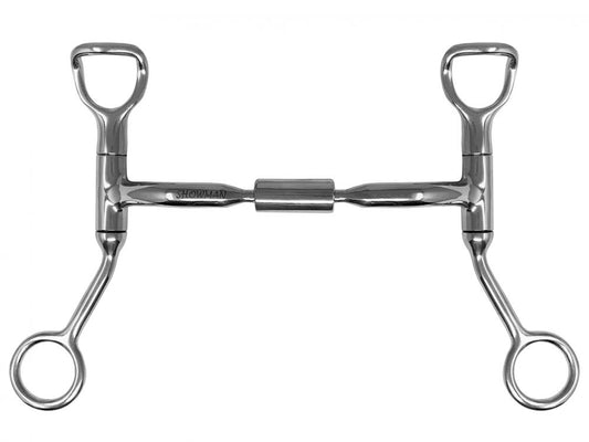 Showman Mullen with Stainless Roller Western Shank Bit