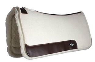Professional's Choice Comfort-Fit Steam-Pressed Merino Wool Saddle Pad