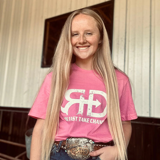 Rocket Donkey Pink T Shirt