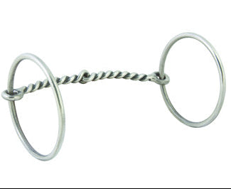 Lightweight Thin Twisted Wire Ring Bit