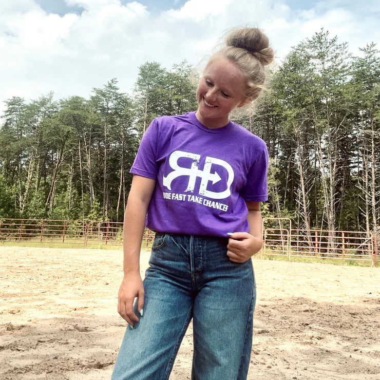 Rocket Donkey Dark Purple T Shirt