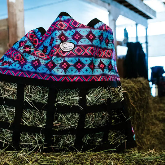 Schulz Equine Hay Bag - Aztec Bubblegum