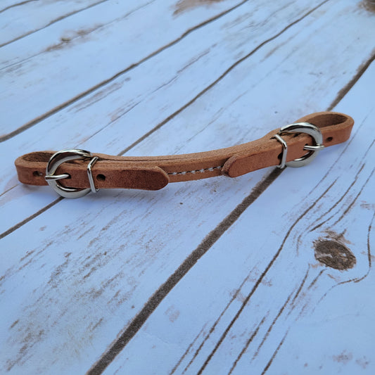 Jerry Beagley Rolled Leather Curb Strap