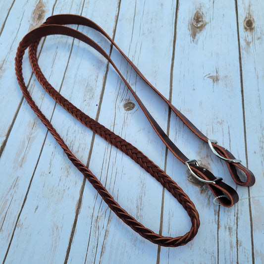 Jerry Beagley Endless Braid Leather Reins