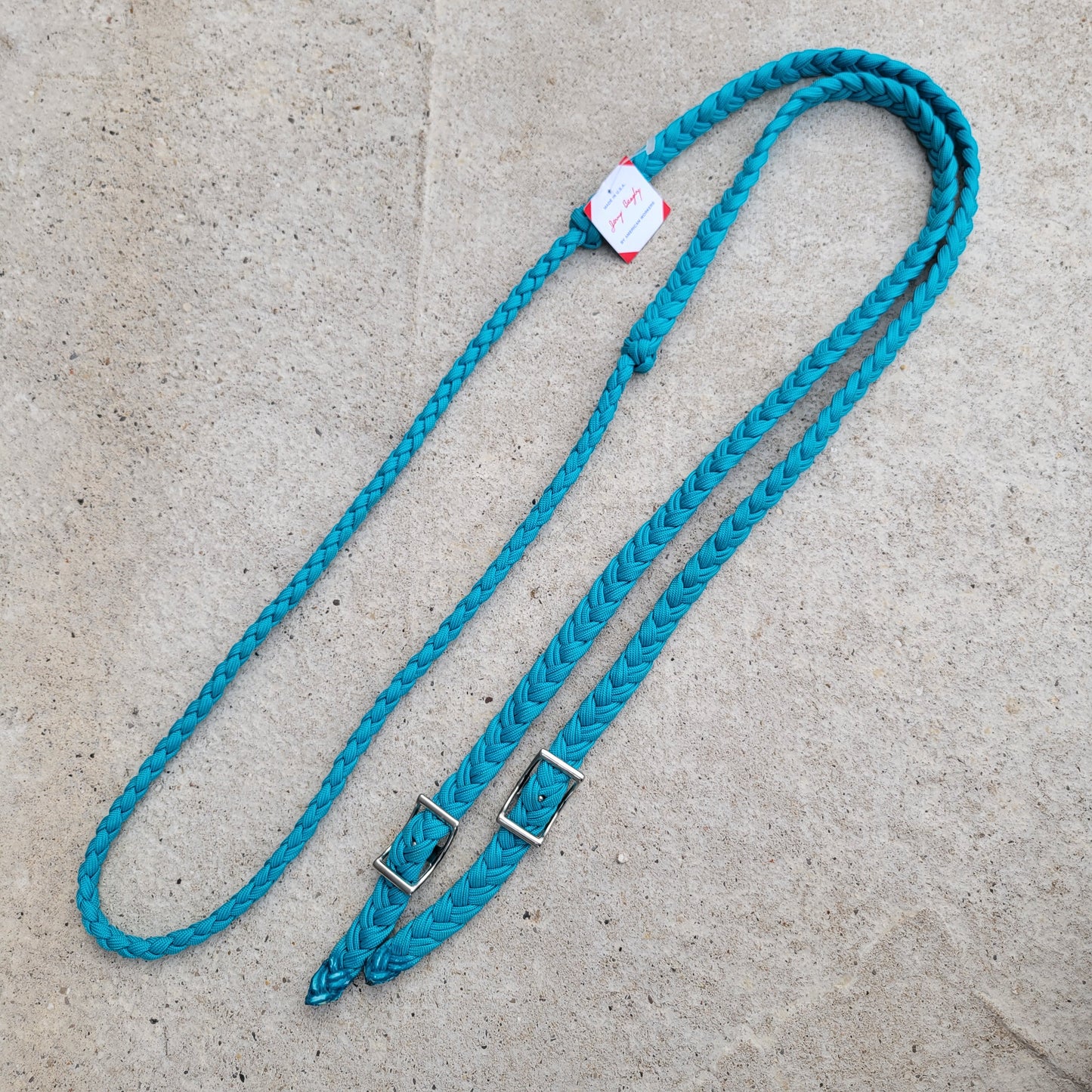 Jerry Beagley Thin Round Braided Roping Rein