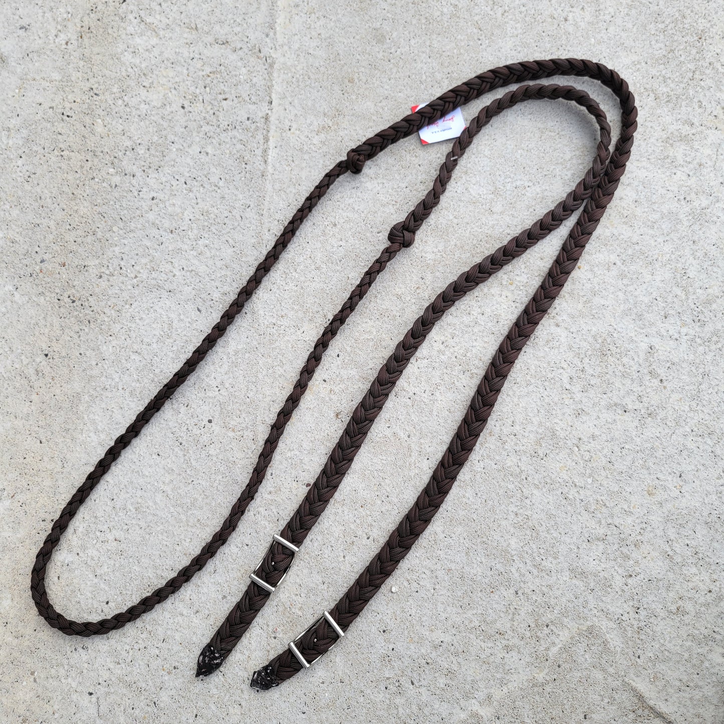 Jerry Beagley Thin Round Braided Roping Rein