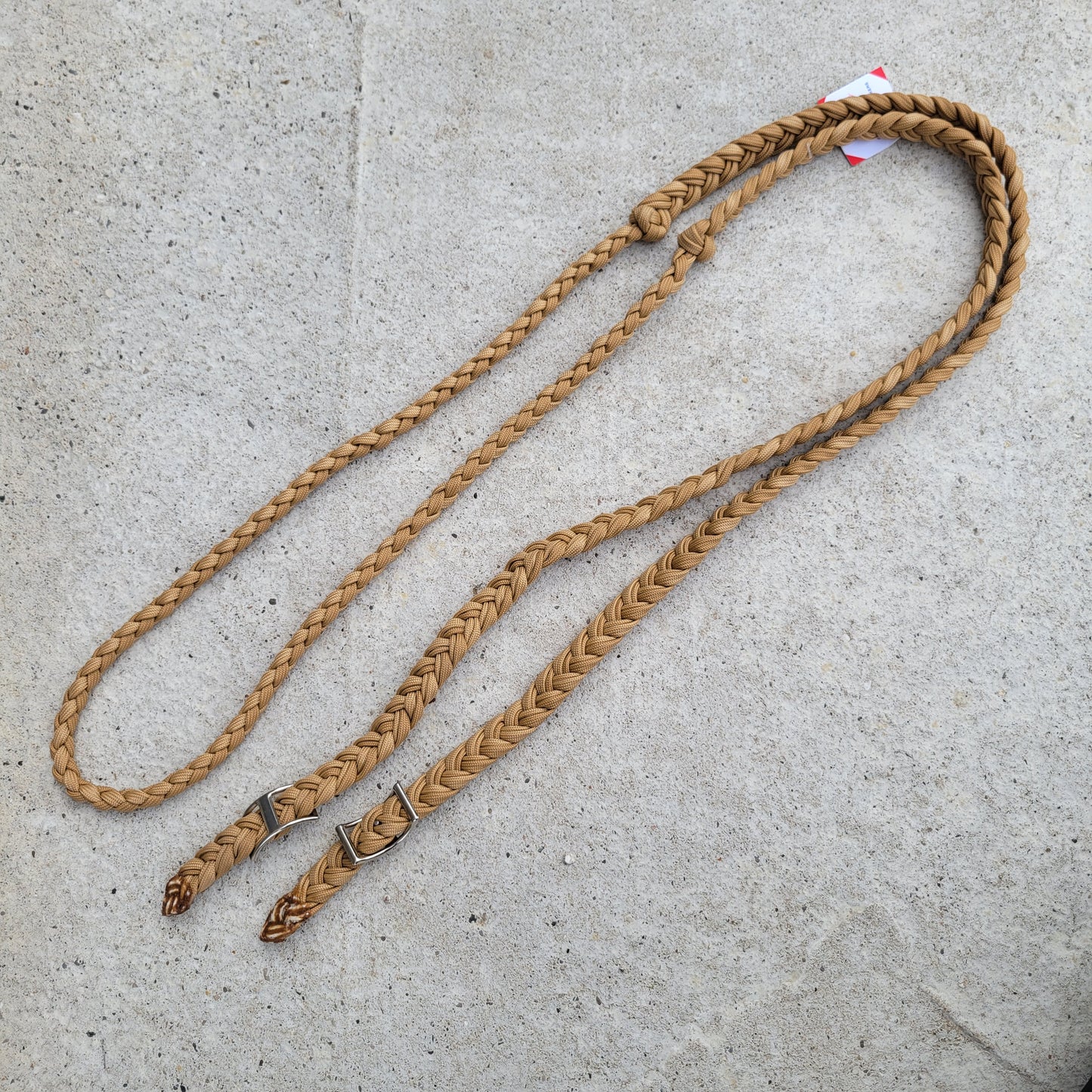 Jerry Beagley Thin Round Braided Roping Rein