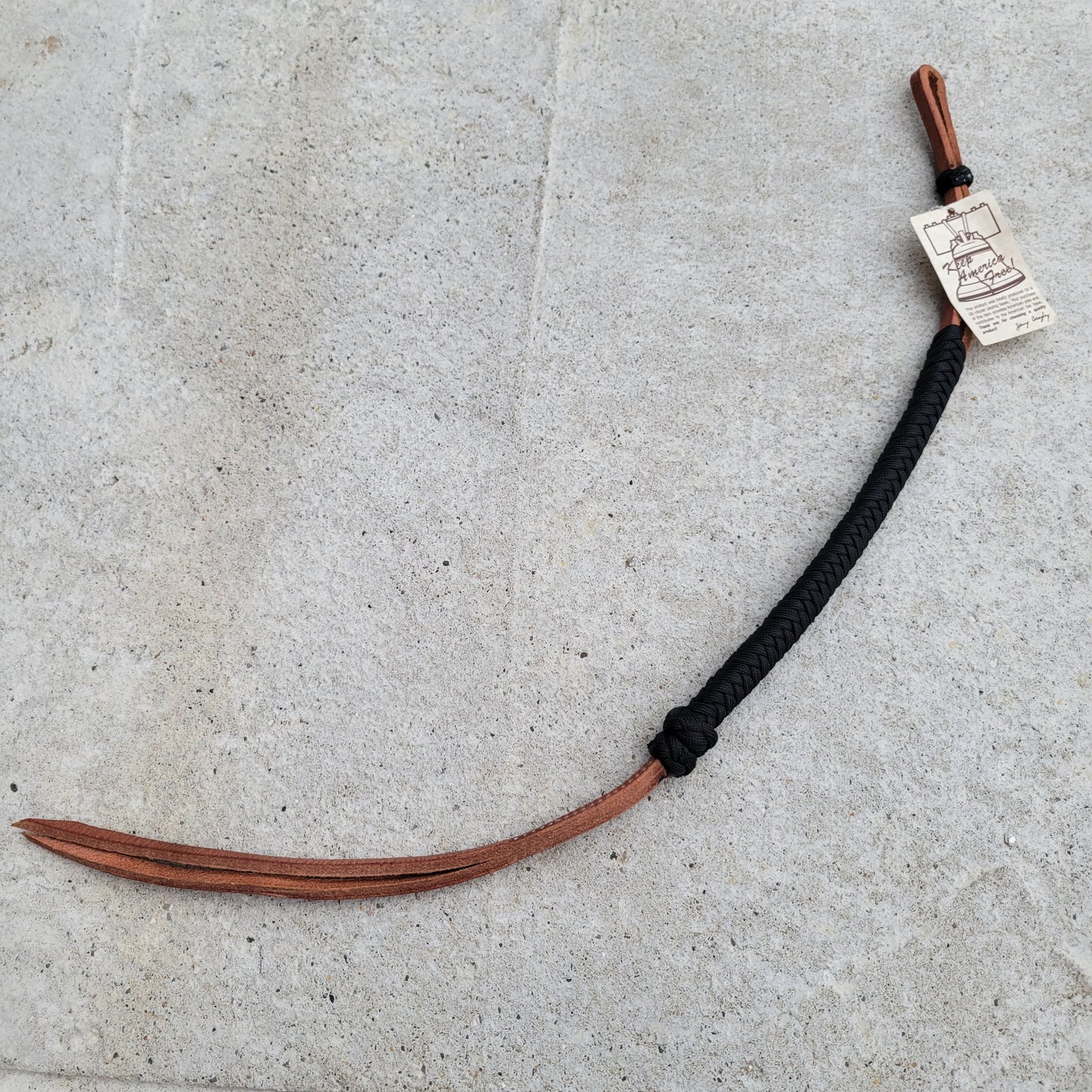 Jerry Beagley Braided Leather Quirt