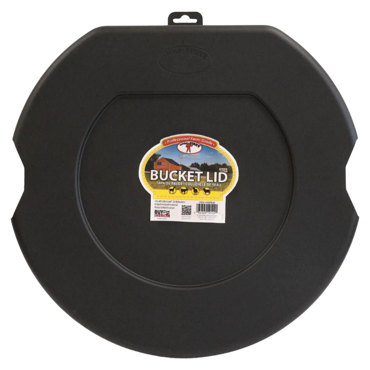 20qt Flatback Bucket Lid