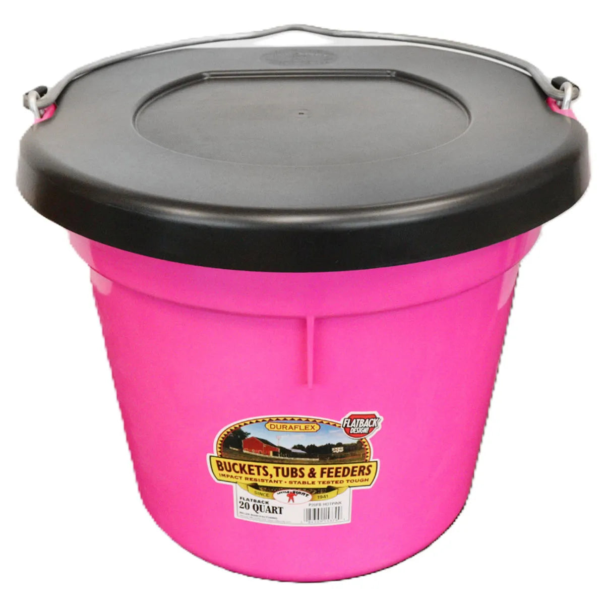 20qt Flatback Bucket Lid