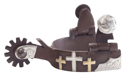 Three Cross Toddler Spur with Straps