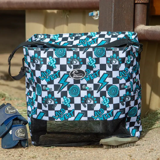 Schulz Equine Everything Tote Bag - Turquoise Glass