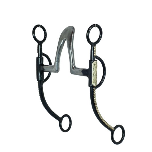 Tyler Dotted Black Steel Shank Cathedral Bit