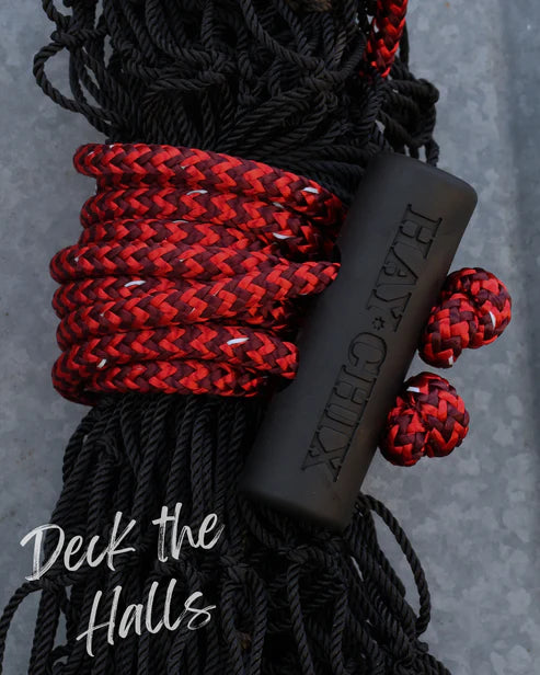 Hay Chix Half Bale Net - Colored Ropes