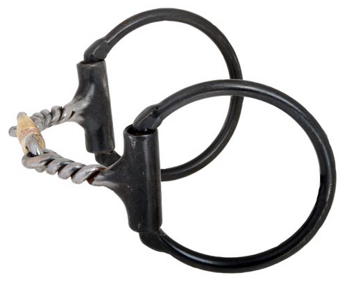 Dutton D-Ring Twisted Dogbone Snaffle Bit