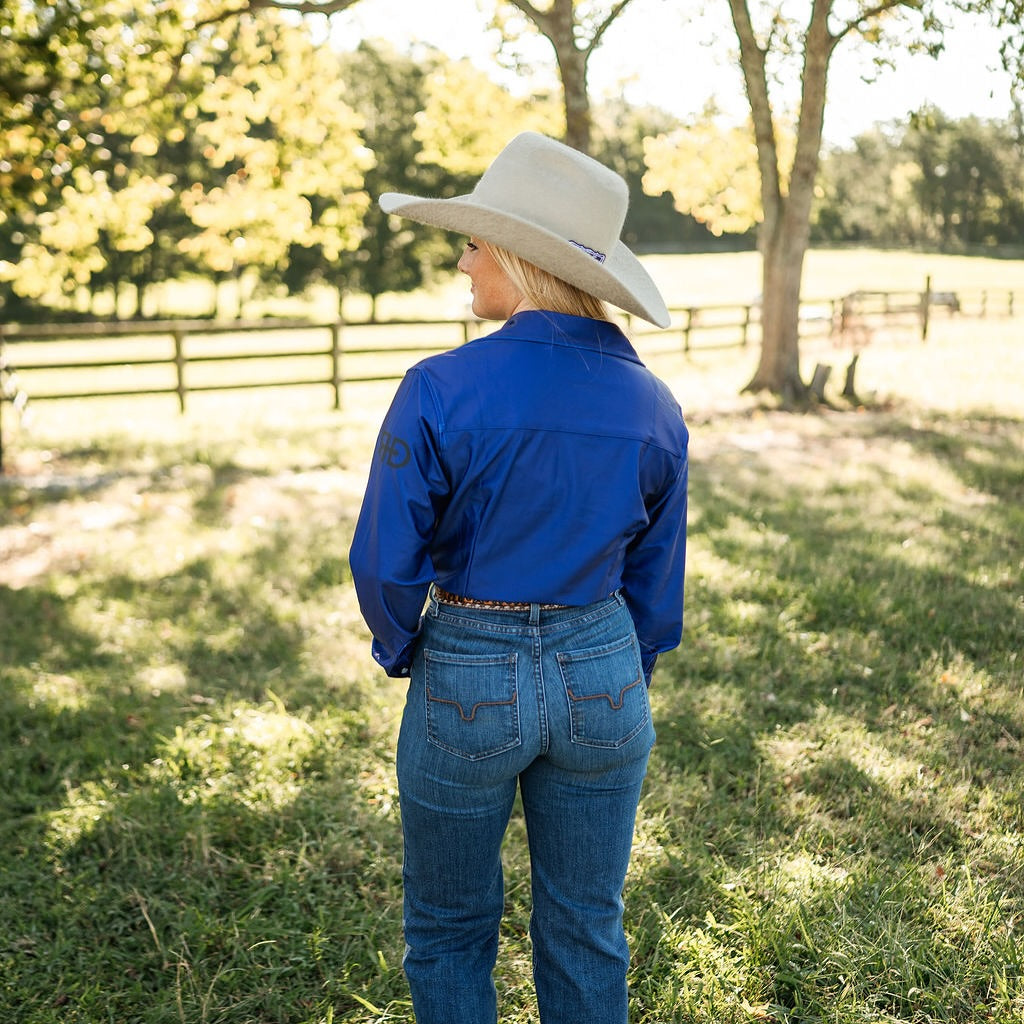 Rocket Donkey Navy Rodeo Shirt